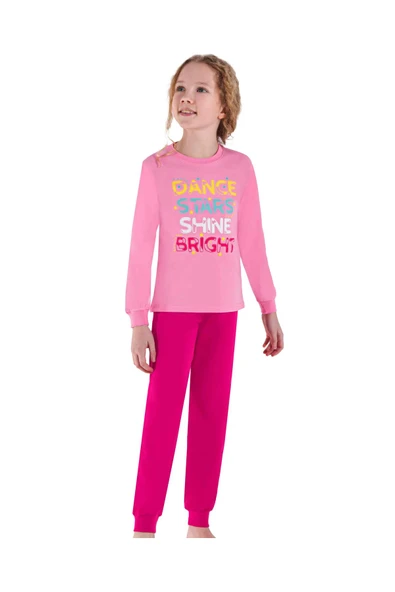 ERDEM İÇ GİYİM Weweus Pembe Kız Çocuk Pijama Takımı 3745 ürün görseli