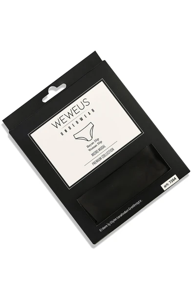 Weweus Beyaz Micro Modal Premium Kadın Külot 7264 - 2