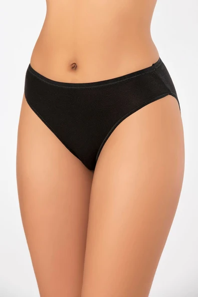 Weweus Siyah Micro Modal Premium Kadın Külot 7264 - Resim 6