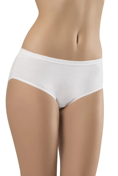 ERDEM İÇ GİYİM Erdem Beyaz Ribana Külot 2507 - 1
