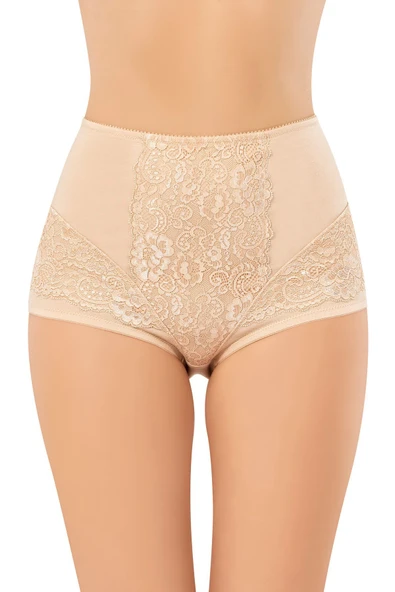 ERDEM İÇ GİYİM Erdem Ten Yüksek Bel Dantelli Külot 7212 ürün görseli