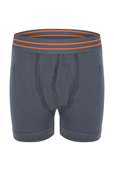 ERDEM İÇ GİYİM Erdem Grimelanj-siyah-beyaz 3'lü Erkek Çocuk Elastan Boxer 3363 - Resim 2