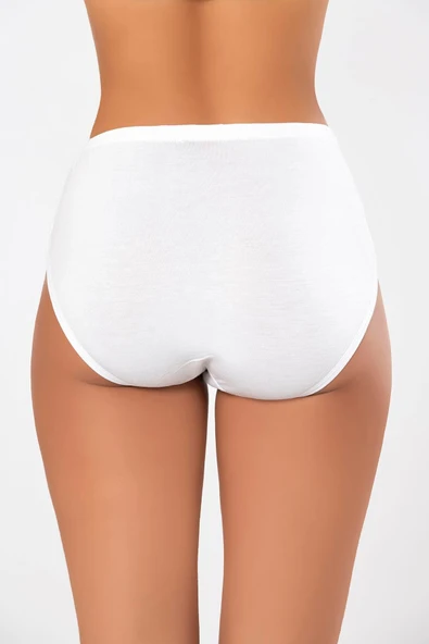 ERDEM İÇ GİYİM Weweus Beyaz Süper Ince Doğal Bambu Külot 2516 - Resim 3