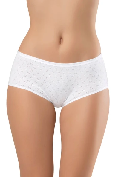 ERDEM İÇ GİYİM Erdem Beyaz Jakarlı Külot 2515 - 2