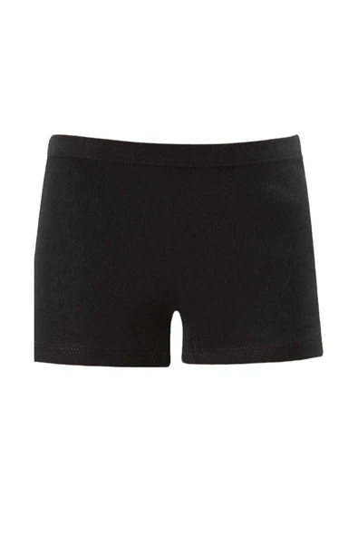 ERDEM İÇ GİYİM Erdem Siyah Kız Çocuk Ribana Boxer  4329 ürün görseli