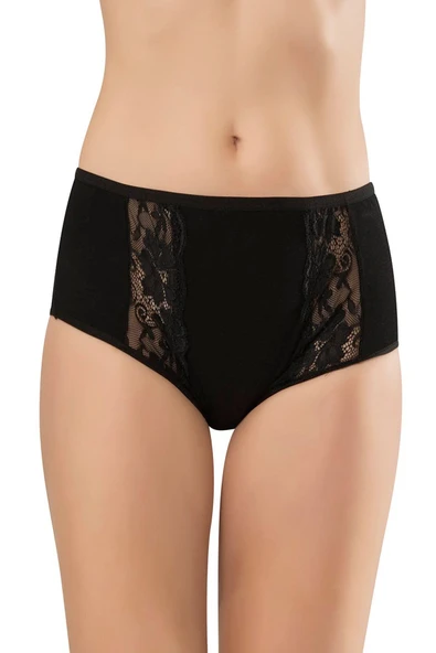 ERDEM İÇ GİYİM Erdem Beyaz Ribana Dantelli Külot 2546 - Resim 2