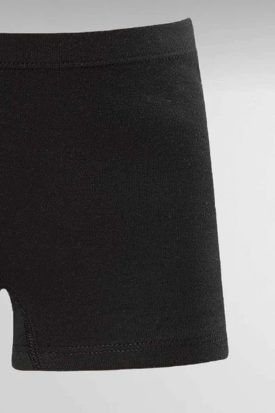 ERDEM İÇ GİYİM Weweus Siyah Kız Çocuk Süper Ince Doğal Bambu Lüks Boxer 4330 - Resim 4