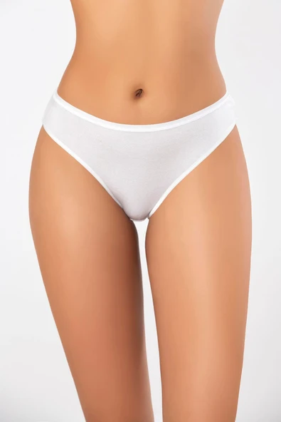 Weweus Beyaz Micro Modal Premium Kadın Külot 7264 - Resim 5