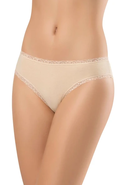 ERDEM İÇ GİYİM Erdem Beyaz Likralı Dantelli Külot 2535 ürün görseli