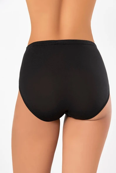 ERDEM İÇ GİYİM Weweus Siyah Süper Ince Doğal Bambu Lüks Külot 2516 - Resim 4