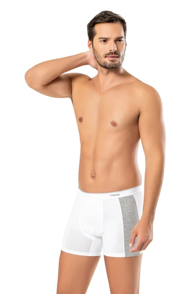 ERDEM İÇ GİYİM Erdem Beyaz Pamuk Elastan Boxer 1427 ürün görseli