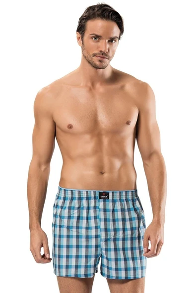 Erdem Erkek Karışık Renk Poplin Boxer 6'lı Paket 1440 - 1