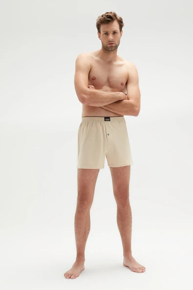 ERDEM İÇ GİYİM Erdem Bej Penye Boxer 1400 ürün görseli