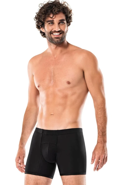 ERDEM İÇ GİYİM Erdem Siyah Gold Modal Boxer 1567 ürün görseli