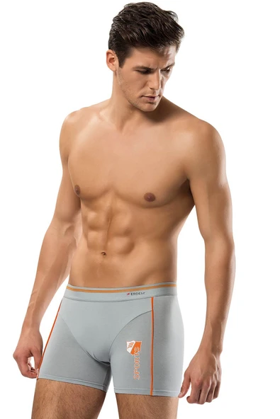 ERDEM İÇ GİYİM Erdem Gri Pamuk Elastan Boxer 1468 ürün görseli