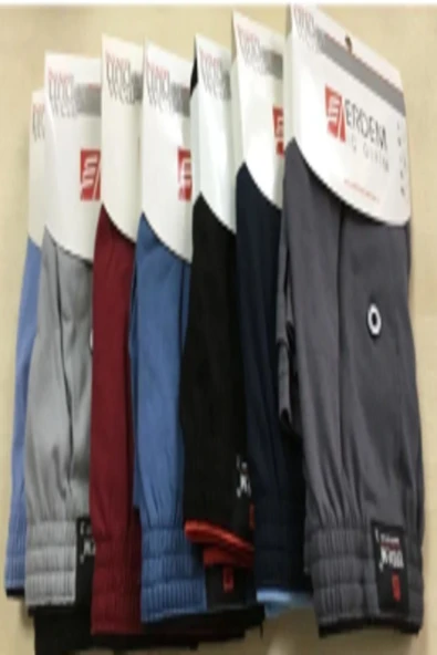 Erdem 6 Li Duz 1400 Penye Boxer - Resim 2