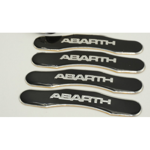 Abarth Logo Kaliper Üstü 3M 3D Metal Logo Arma Amblem Seti - 4