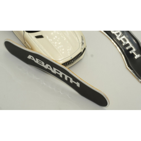 Abarth Logo Kaliper Üstü 3M 3D Metal Logo Arma Amblem Seti - 6