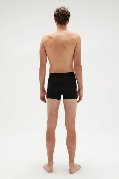 ERDEM İÇ GİYİM Weweus Siyah Erkek Süper Ince Doğal Bambu Lüks Boxer 1012 - 6