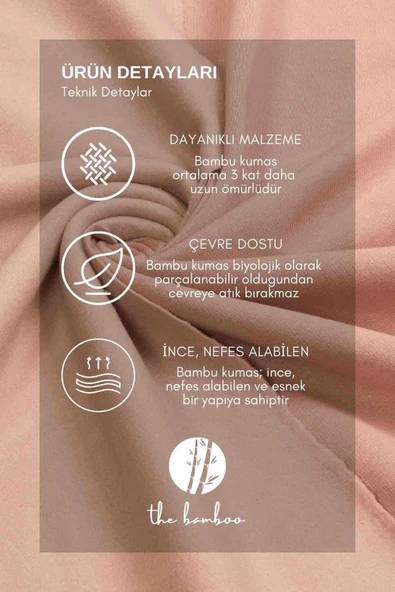Weweus Siyah Erkek Süper İnce Doğal Bambu Lüks Uzun Boxer 1014 - 4