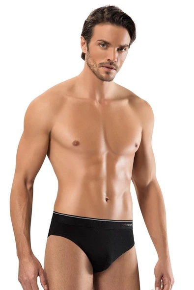 Erdem Erkek Pamuklu Külot Elastan Lastikli Slip 3'lü Paket 1340 - 1