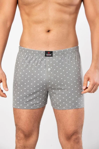 ERDEM İÇ GİYİM Erdem Karışık 3'lü Desenli Penye Boxer 1400DSN03 - 4