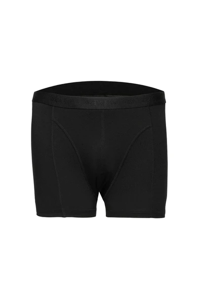 Weweus Siyah Micro Modal Premium Erkek Boxer 1418 - 1