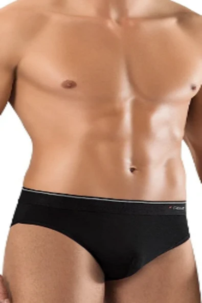 Erdem Erkek Pamuklu Külot Elastan Lastikli Slip 3'lü Paket 1340 - Resim 3