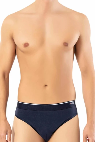ERDEM İÇ GİYİM Erdem Lacivert Pamuk Elastan Slip 1340 - 1
