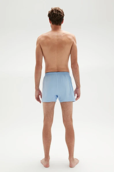 ERDEM İÇ GİYİM Erdem Mavi Penye Boxer 1400 - Resim 3