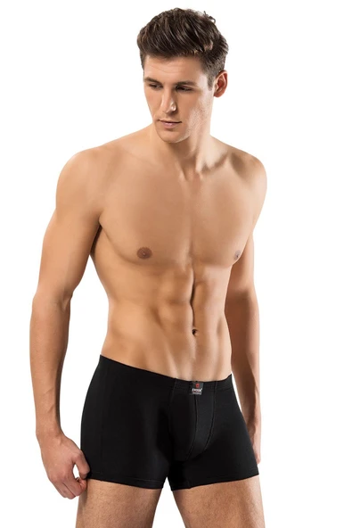 ERDEM İÇ GİYİM Erdem Siyah Kısa Görünümlü Slim Fit Boxer 1420 ürün görseli
