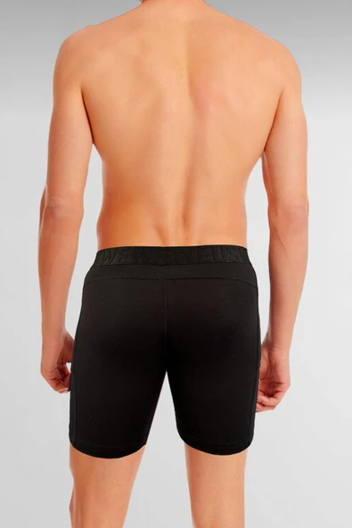 Weweus Siyah Gizli Cepli Erkek Uzun Boxer - Resim 4