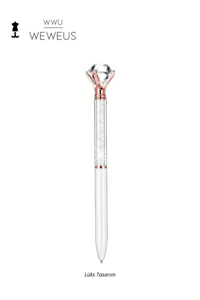 Weweus Beyaz Magic Tasarım Tükenmez Kalem ürün görseli