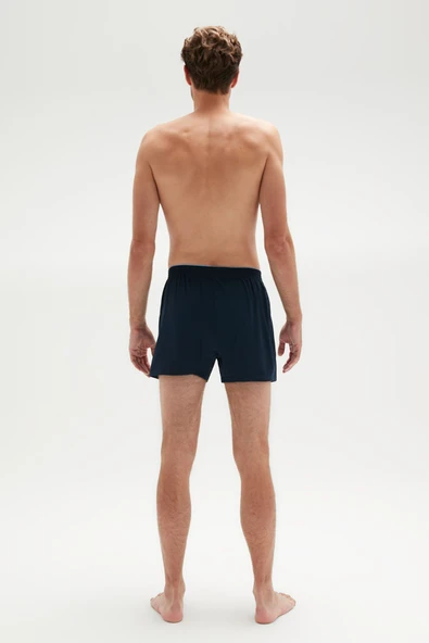 ERDEM İÇ GİYİM Erdem Lacivert Penye Boxer 1400 - 3