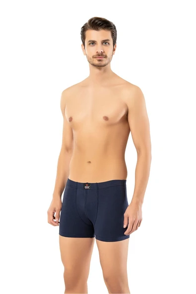 ERDEM İÇ GİYİM Erdem Lacivert Kısa Görünümlü Slim Fit Boxer 1420 - Resim 2