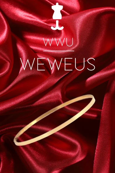 Weweus Gold Renk Premium Lüks Kadın Ajda Bilezik - 2