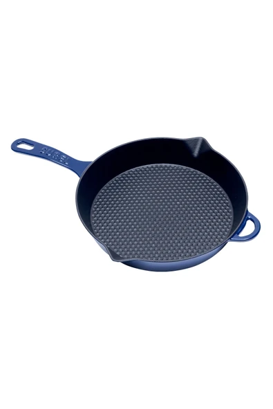 Mavi Demir Döküm Petekli Tava 28 Cm - 1