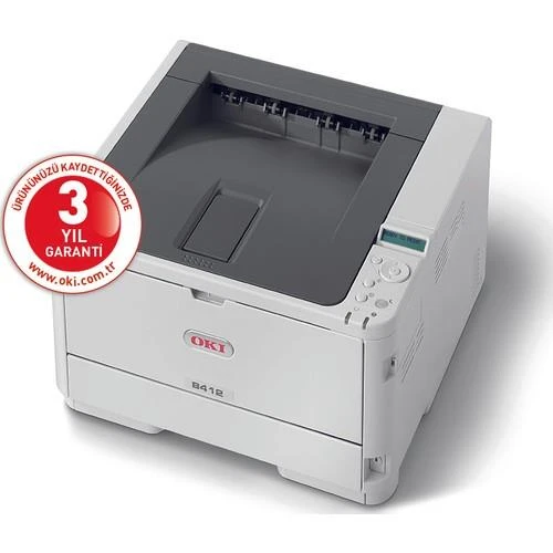 Oki B412DN Mono Lazer Yazıcı Dubleks Network - 1