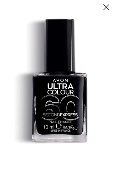 Avon Ultra Color Oje Power Black 10 ml - Resim 2