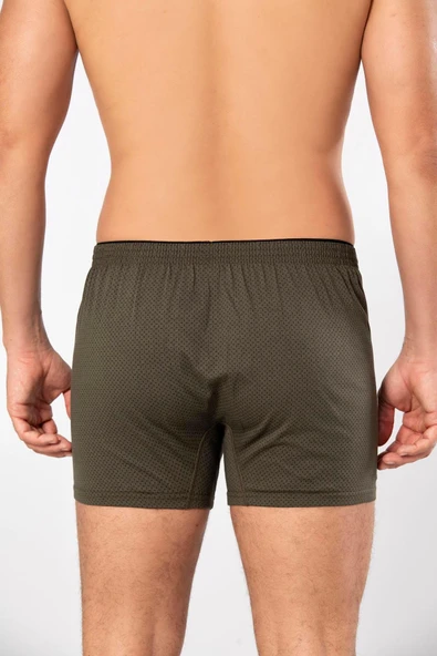 ERDEM İÇ GİYİM Erdem Desenli Penye Boxer 1400 - Resim 6
