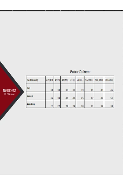 ERDEM İÇ GİYİM Erdem Lacivert Pamuk Elastan Klasik Boxer 1445 - Resim 4