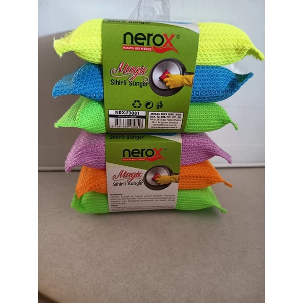 Nerox Sihirli Bulaşık Süngeri 6 Adet ürün görseli