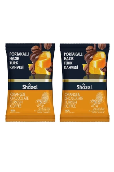 Shazel Portakallı Hazır Türk Kahvesi 100 gr x 2 Adet ürün görseli