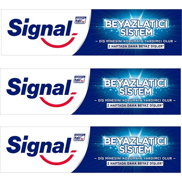 Signal Sistem 50 ml Diş Macunu 3 Adet ürün görseli