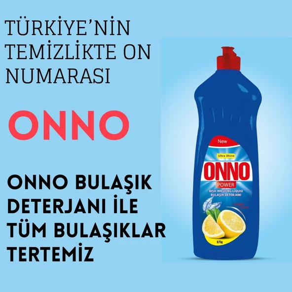 Onno Power Bulaşık Deterjanı 6 Adet x 675 gr - Resim 2