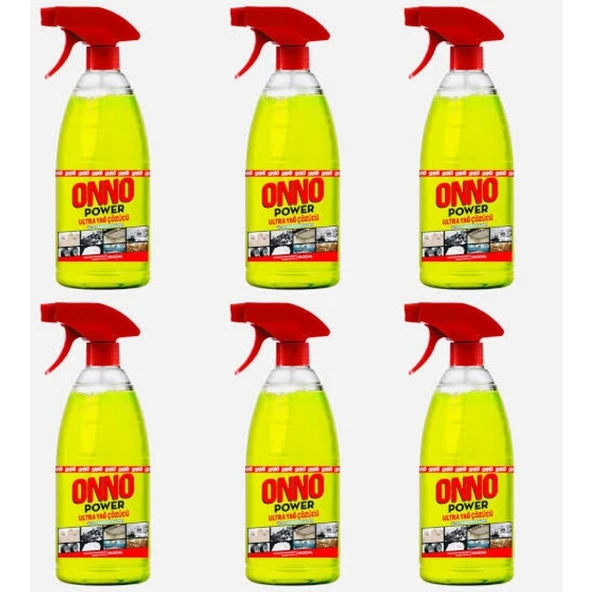 Onno Yağ Çöz - Ultra Yağ Çözücü 6 Adet x 1000 ml ürün görseli
