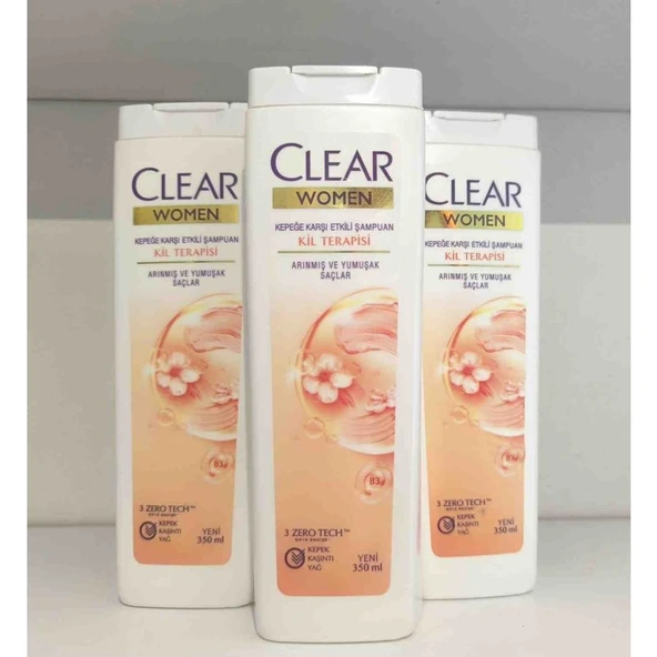Clear Women Kil Terapisi 3 Adet Şampuan ürün görseli