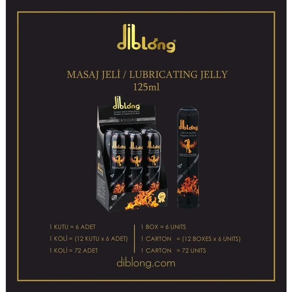 Diblong Masaj Jeli 4 Adet x 125 ml