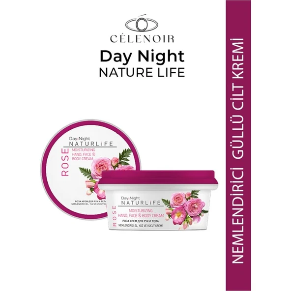 Celenoir Day & Night El ve Vücut Kremi | Gül Özlü Günlük Bakım | 50ML x 3 Adet - 2