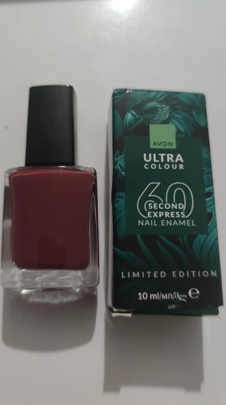 Avon Ultra Color Oje 10 ml VOLCANIC BROWN - 1